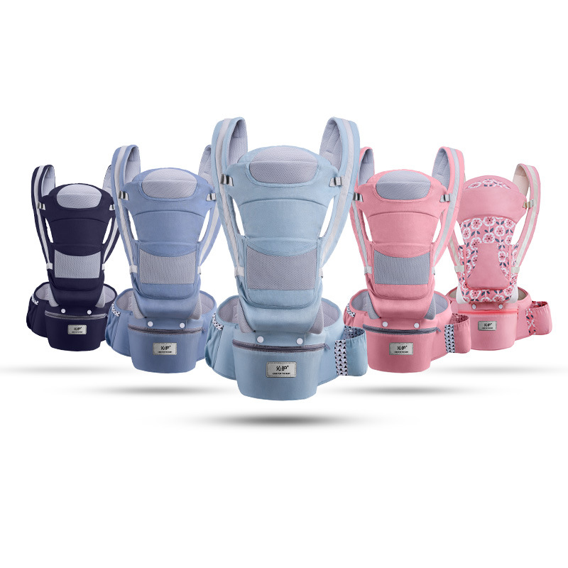 Ergonomic Baby Carrier Newborn To Toddler - حاملة أطفال مريحة مع كرسي خصر