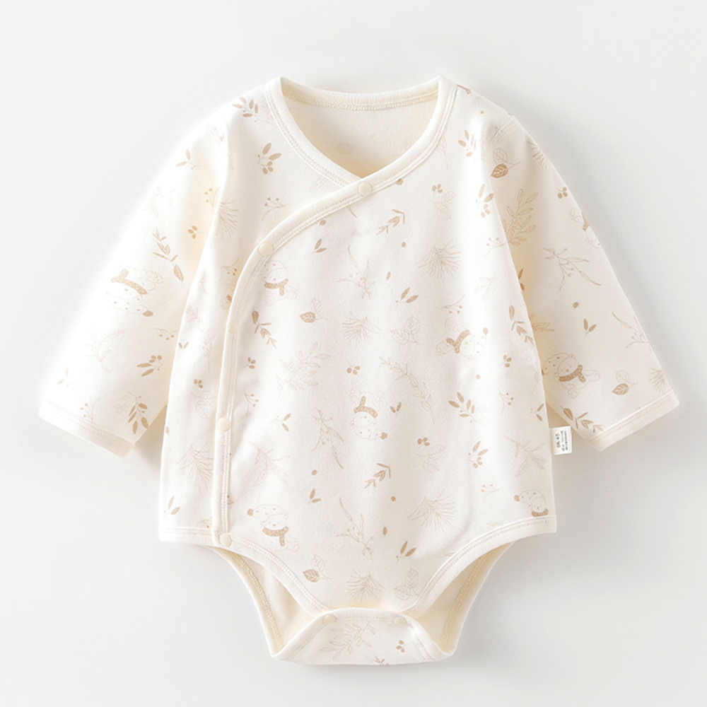 Newborn Baby Girl Romper Floral - بدلة أطفال بناتي بأكمام طويلة مصنوعة