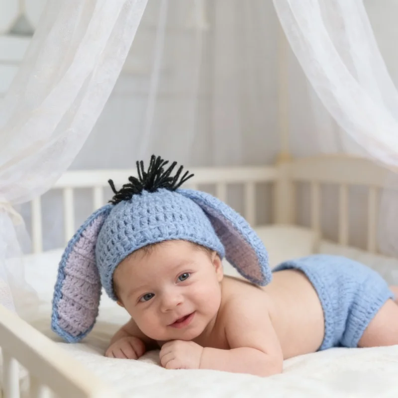 Baby Gear - طقم زي حيوانات للأطفال الرضع لتصوير
