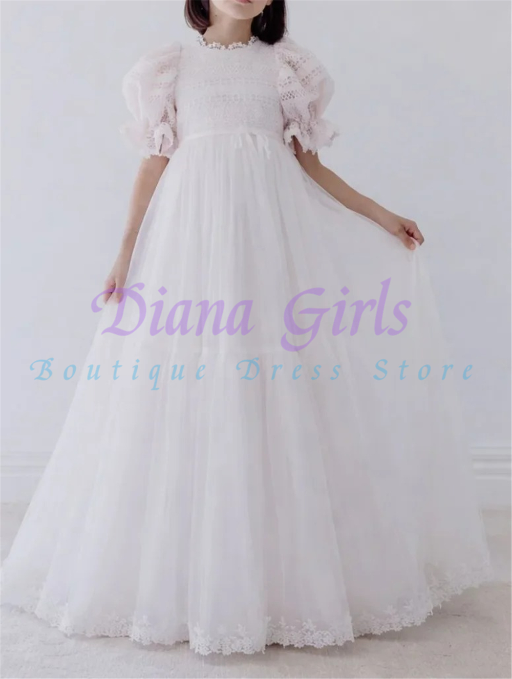 Toddler Girl Tulle Party Dress - فستان أنيق عالي الجودة للفتيات الصغيرات