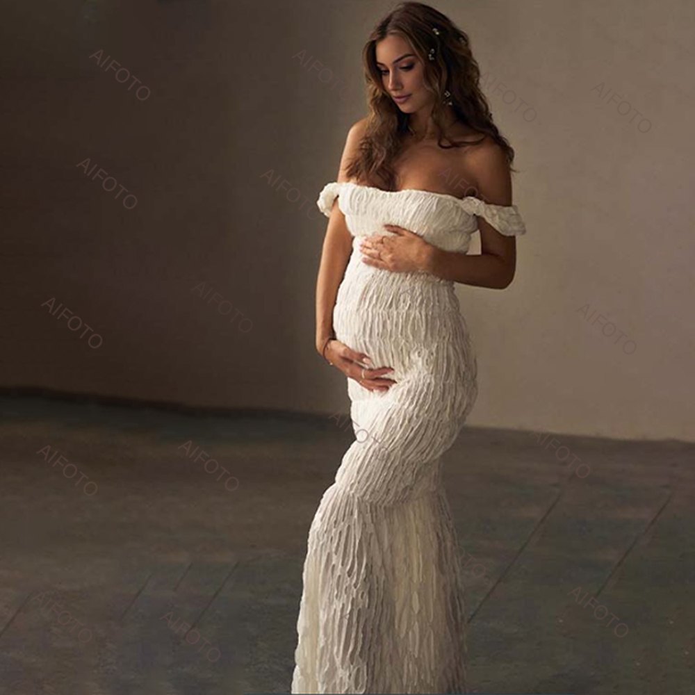 Maternity Wear - فستان حمل التصوير استوديو الحمل ثوب