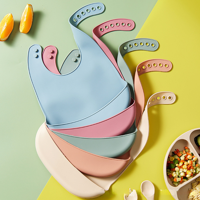 Waterproof Baby Bibs Silicone - الطفل سيليكون المرايل الرضع مريلة مقاومة