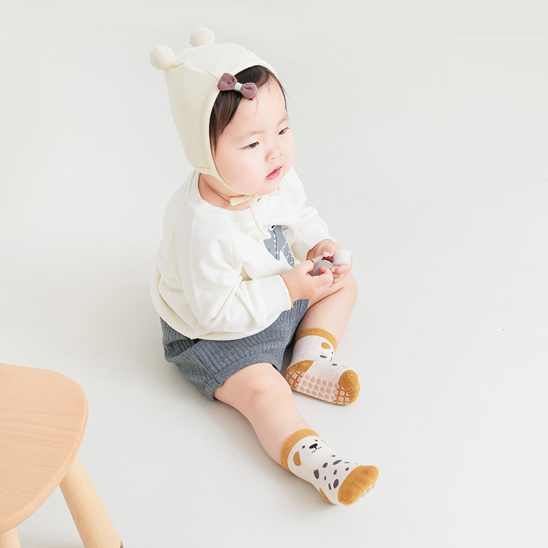 أزياء الطفل الطابق الجوارب لطي - مراجعة Unisex Baby Socks Non Slip وسعره