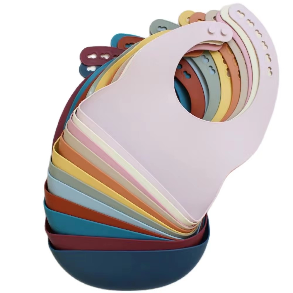 الطفل علبة سيليكون مريلة مقاوم - مراجعة Waterproof Baby Bibs Silicone وسعره