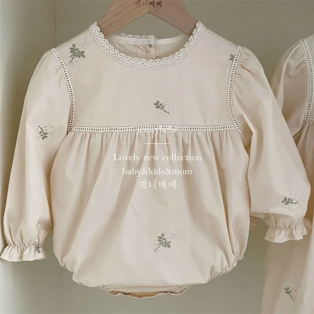 طفل الفتيات المطرزة الأزهار رو - مراجعة Newborn Baby Girl Romper Floral وسعره