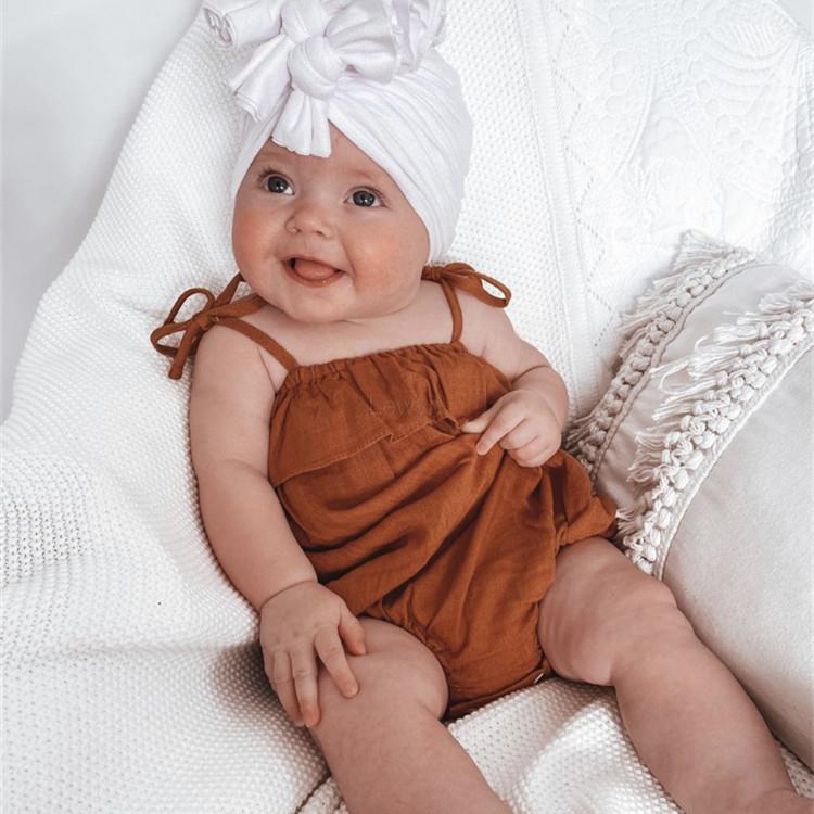 الصيف طفلة الملابس رومبير Bowk - مراجعة Baby Summer Linen Sleeveless Jumpsuit وسعره