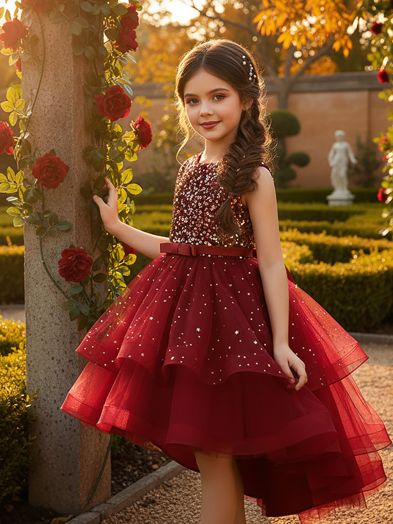 فستان أميرة للبنات الصغيرات مز - مراجعة Toddler Girl Tulle Party Dress وسعره