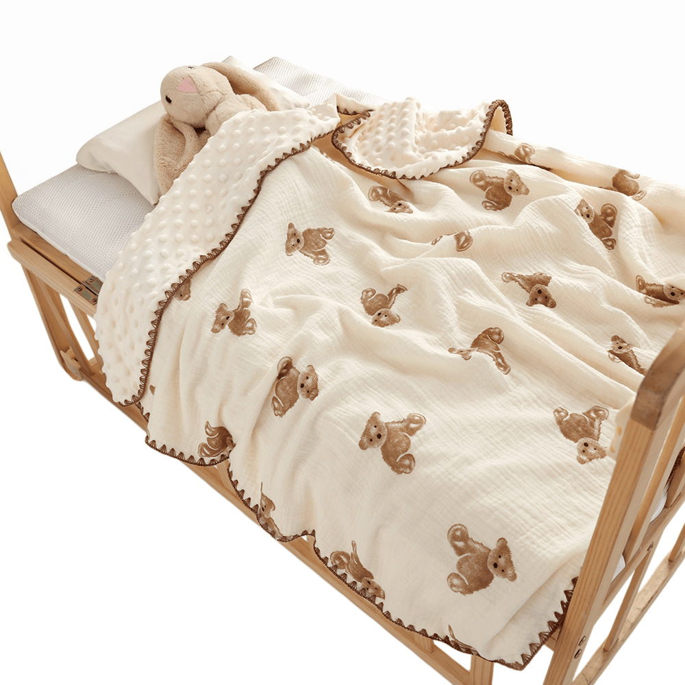 بطانية مينكي منقطة خفيفة الوزن - مراجعة Nursery وسعره