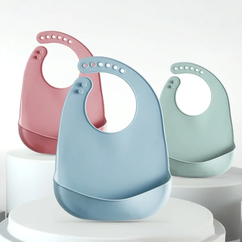 مريلة سيليكون للأطفال مقاومة ل - مراجعة Waterproof Baby Bibs Silicone وسعره