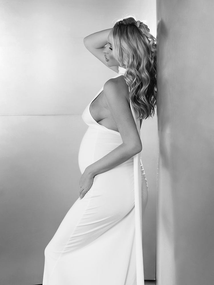 بوتيك مثير عارية الذراعين فستا - مراجعة Maternity Wear وسعره