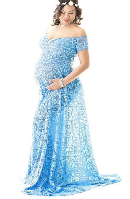 فستان ماكسي للحوامل بتصميم أور - مراجعة Maternity Wear وسعره