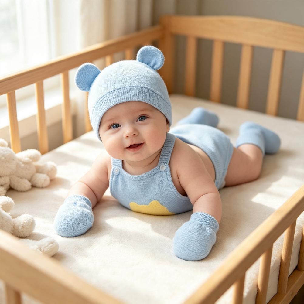 واقيات أقدام للمواليد الجدد، ط - مراجعة Infant Beanie Hat With Ears وسعره
