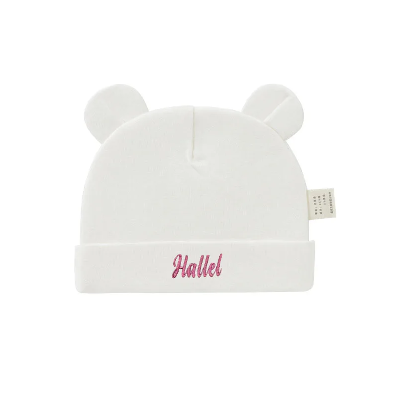 قبعة أطفال مخصصة بالاسم للجنسي - مراجعة Infant Beanie Hat With Ears وسعره