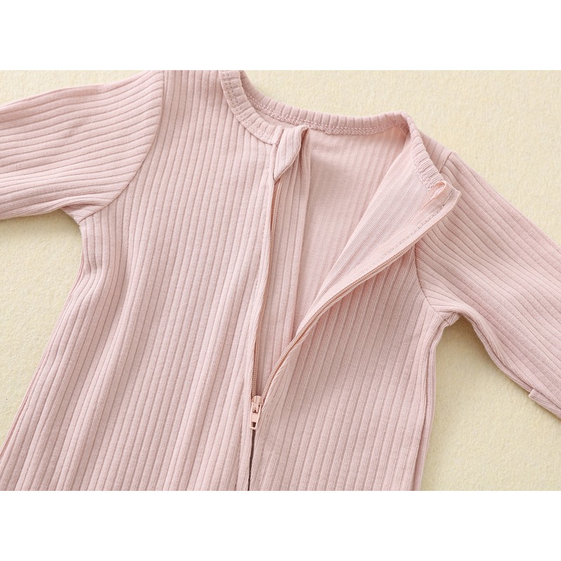 ملابس أطفال حديثي الولادة للخر - مراجعة Cotton Baby Onesies Zipper وسعره