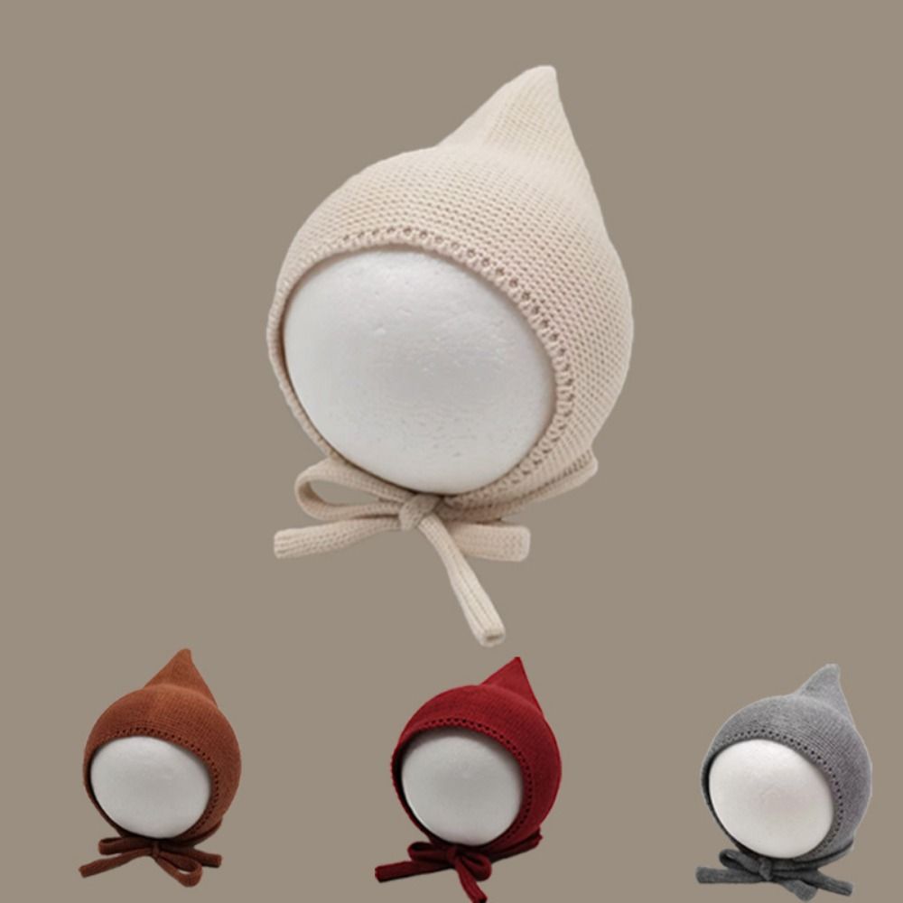 أنيق بلون الشتاء متماسكة قبعة  - مراجعة Infant Beanie Hat With Ears وسعره