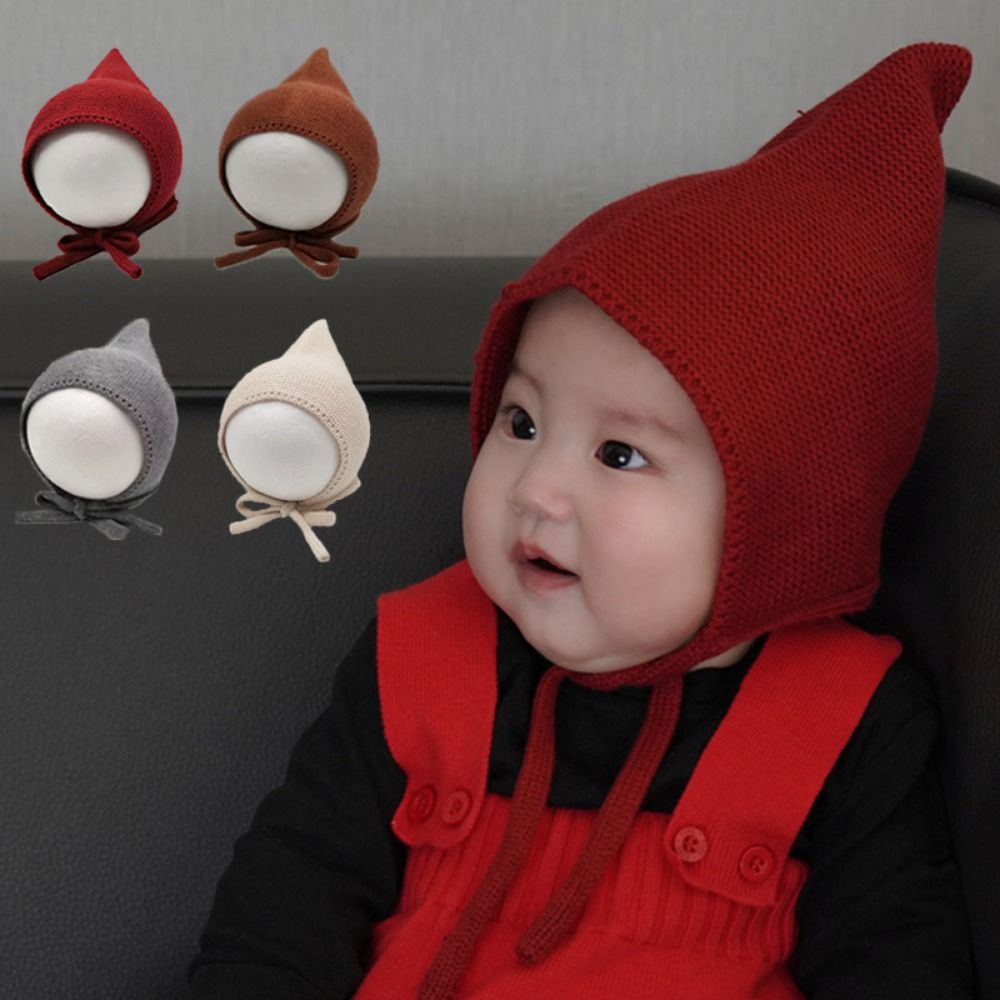 أنيق بلون الشتاء متماسكة قبعة  - مراجعة Infant Beanie Hat With Ears وسعره