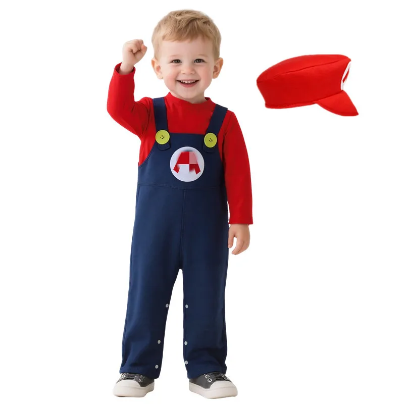 طفل سباك زي أحمر أخضر أنيمي لع - مراجعة Baby Clothes وسعره