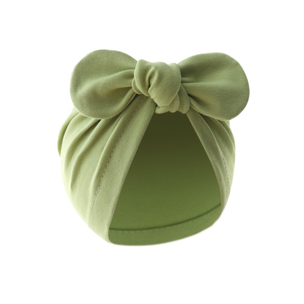 لطيف زهرة عقدة قبعة القطن لينة - مراجعة Infant Beanie Hat With Ears وسعره