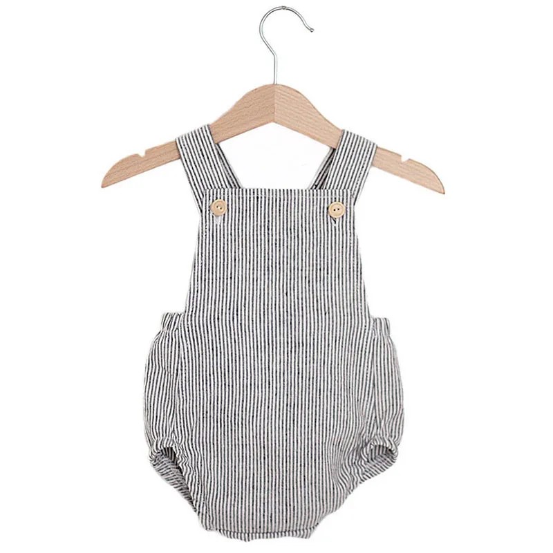 الوليد بيبي بوي فتاة رومبير ل  - مراجعة Baby Summer Linen Sleeveless Jumpsuit وسعره